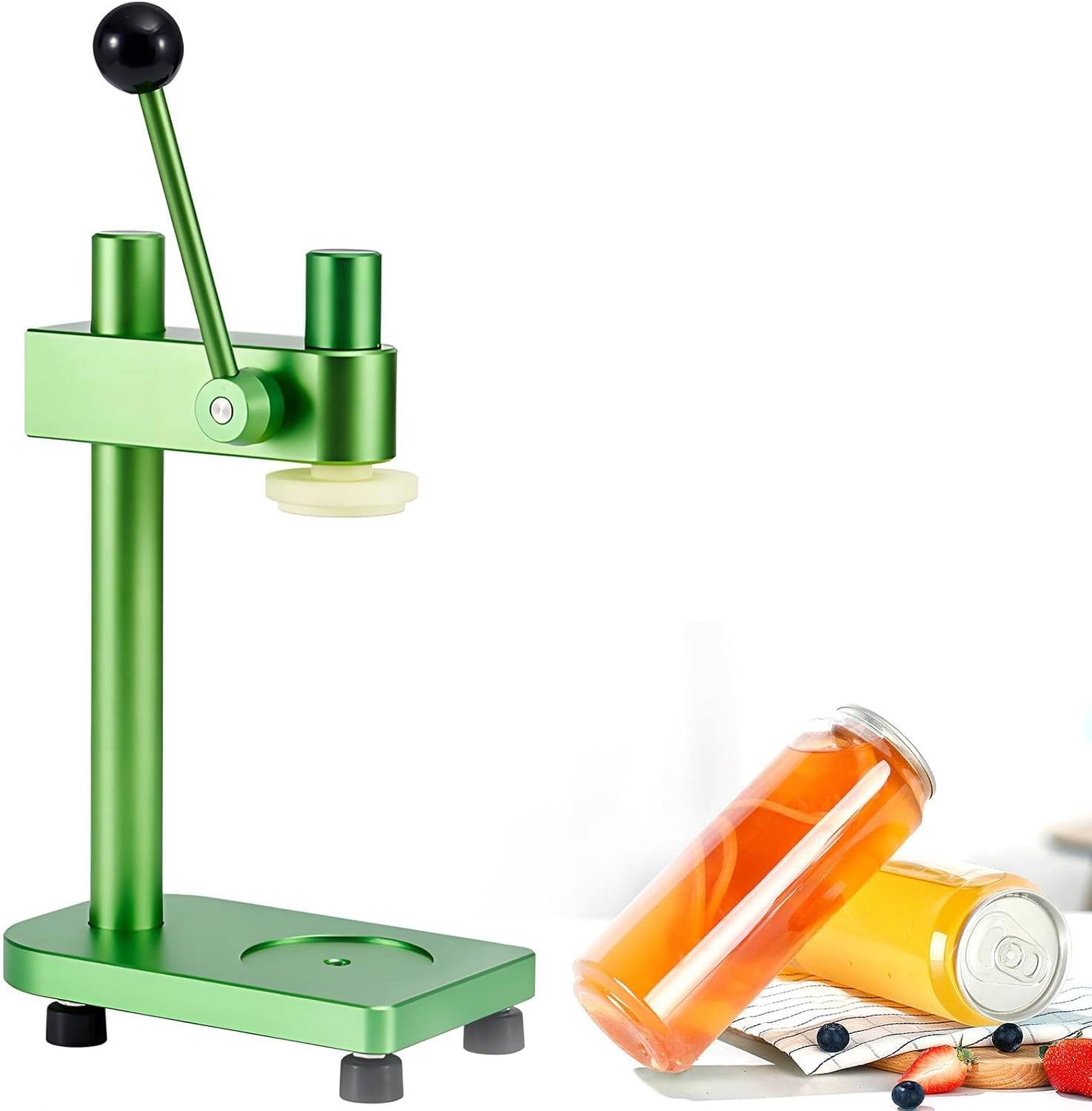 Machine à sceller manuelle pour bocaux en verre et bouteilles à hauteur réglable