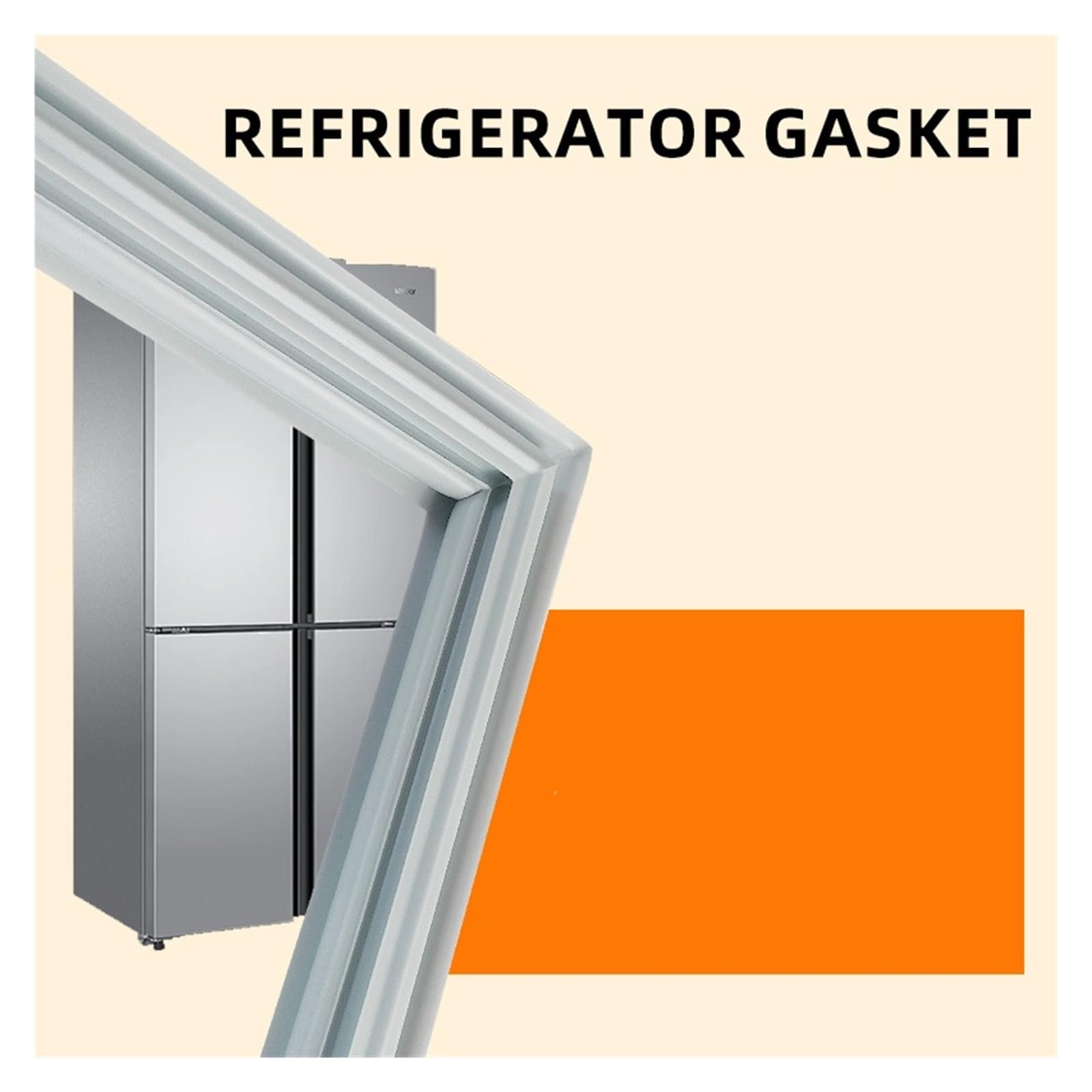 Junta De Puerta De Refrigerador, Tira Magnética A Prueba De Frío, Reemplazo De Refrigerador Doméstico A Prueba De Humedad, 7m