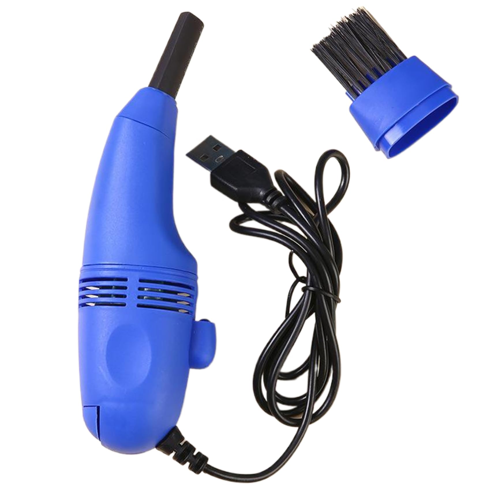 Desktop Vacuum|Keyboard Vacuum Cleaner Portable Mini Desktop Long Lasting Handheld Cleaner with USB Cord, Nozzle ＆ Brush, Mini for Cleaning Laptop Dust, Hair, Crumbs