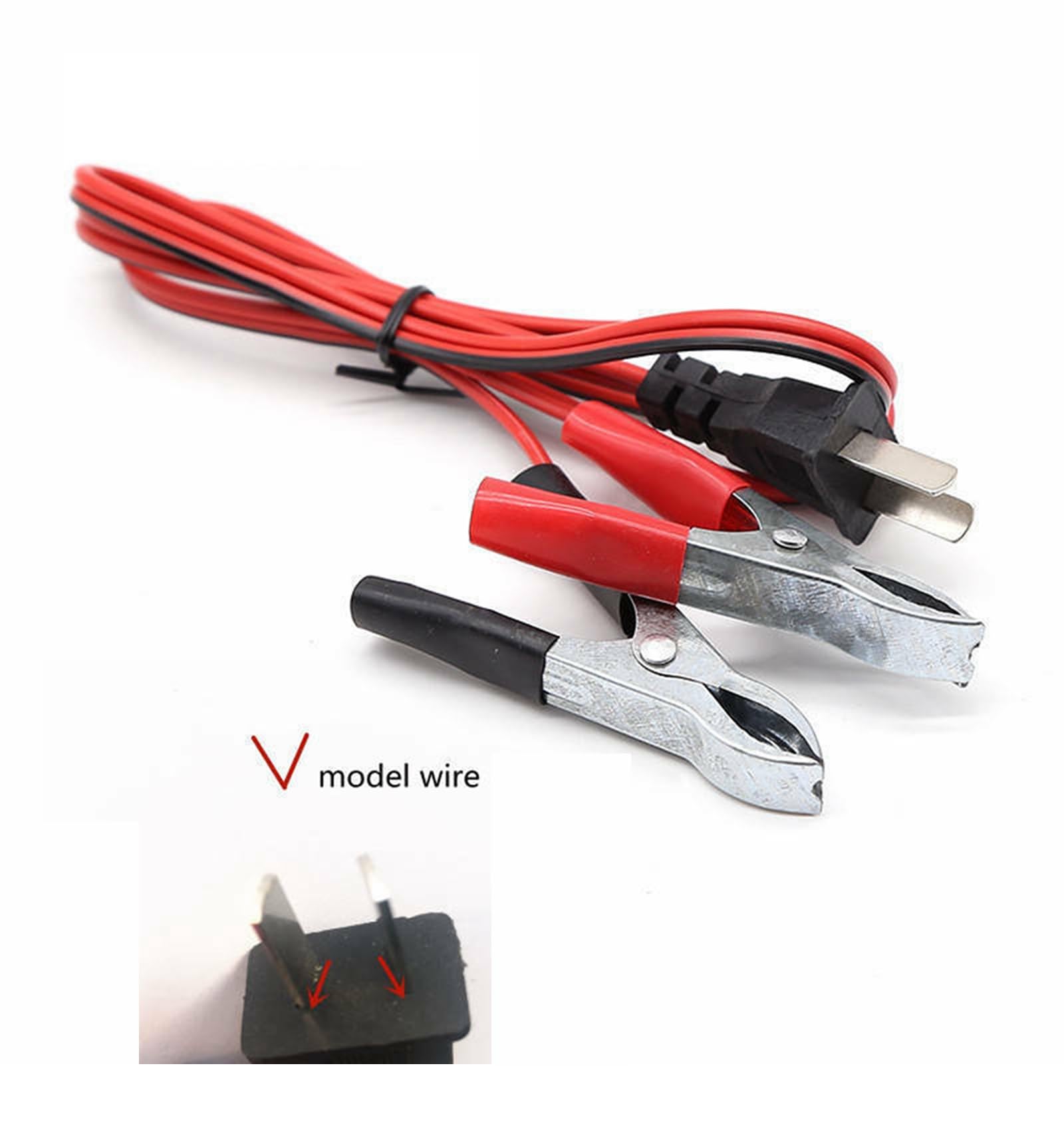 2 Cavi Di Ricarica 12V DC 0,7 M Per Generatore YAMAHA ET950 - Connettori A Crogiolo In Plastica E Metallo