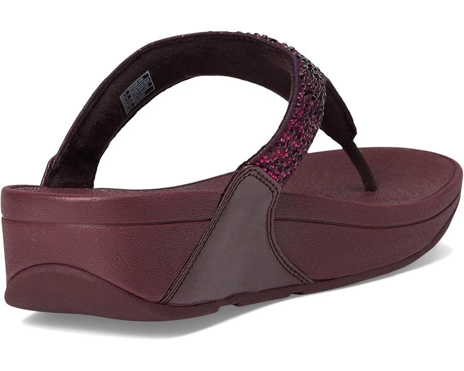 FitFlop Lulu Crystal-Mix Toe-Post Sandals - Back View