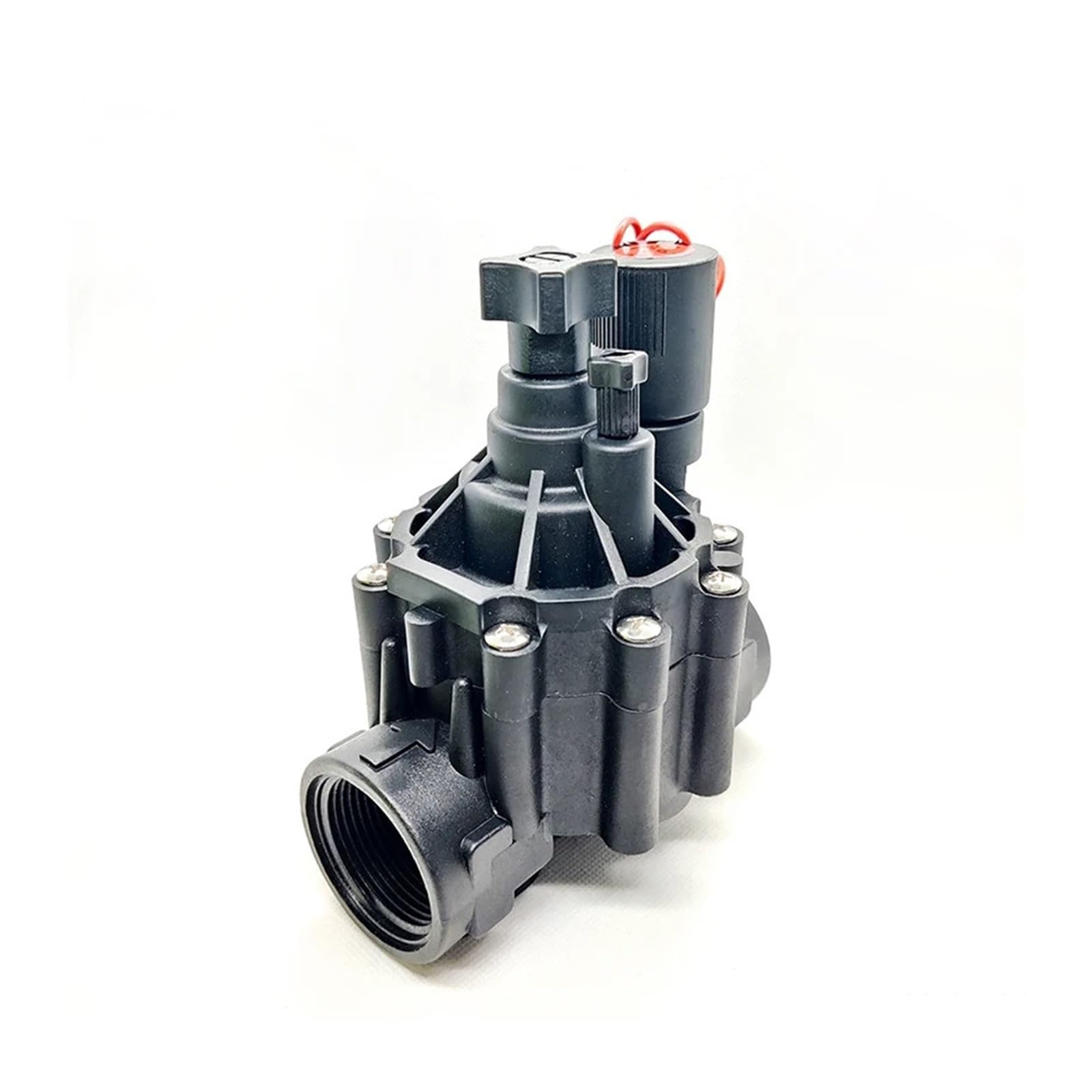 MXXDMOPD Irrigation Solenoid Valve Sprinkler Nylon with Flow Rate Adjustment knob 220/110/24/12V for Gardens Lawn Agriculture(110vac)