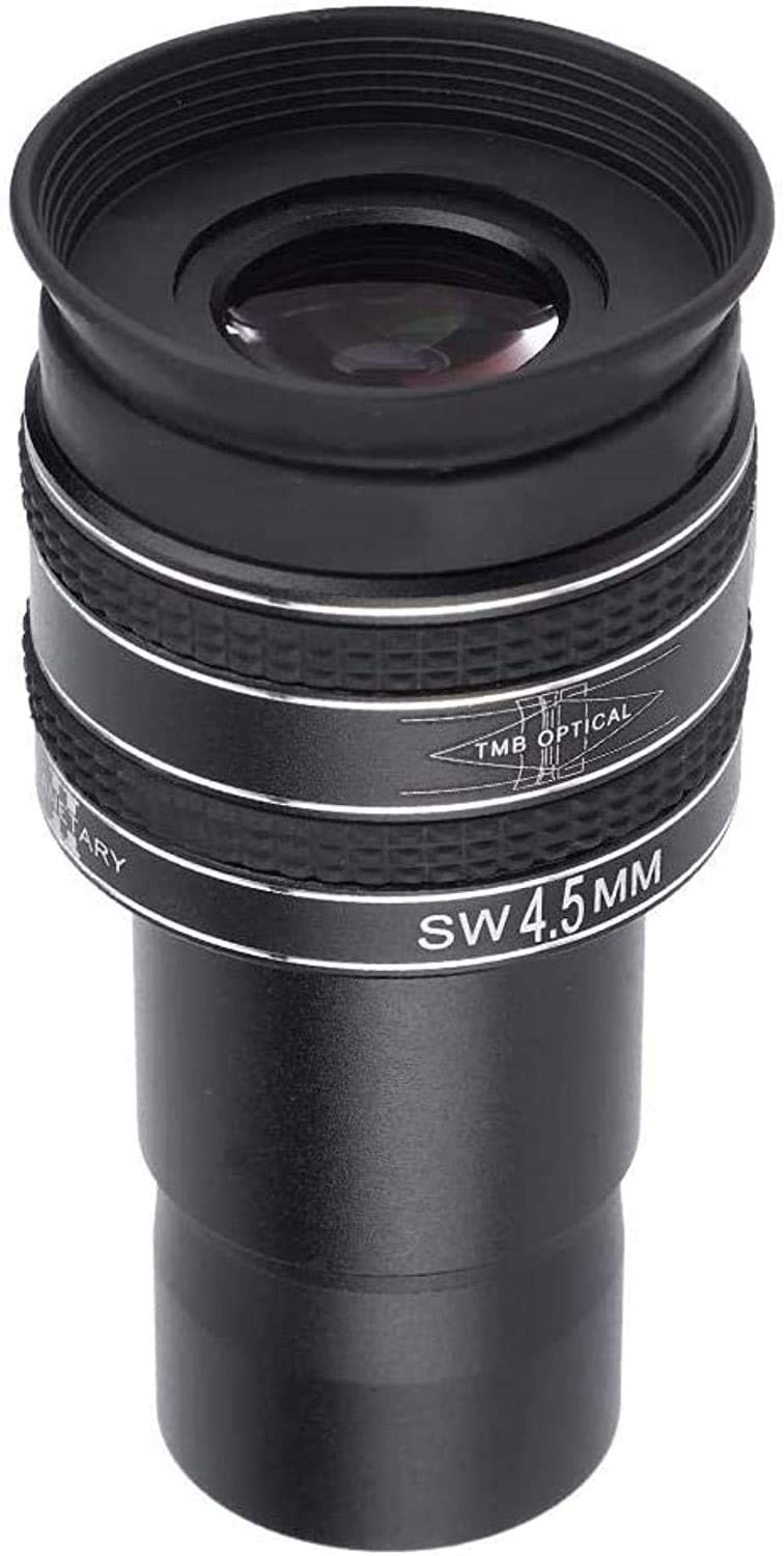 POFET Oculaire planétaire II multicouche 3,2 cm TMB 4,5 mm 58 degrés pour télescope astronomique (noir)