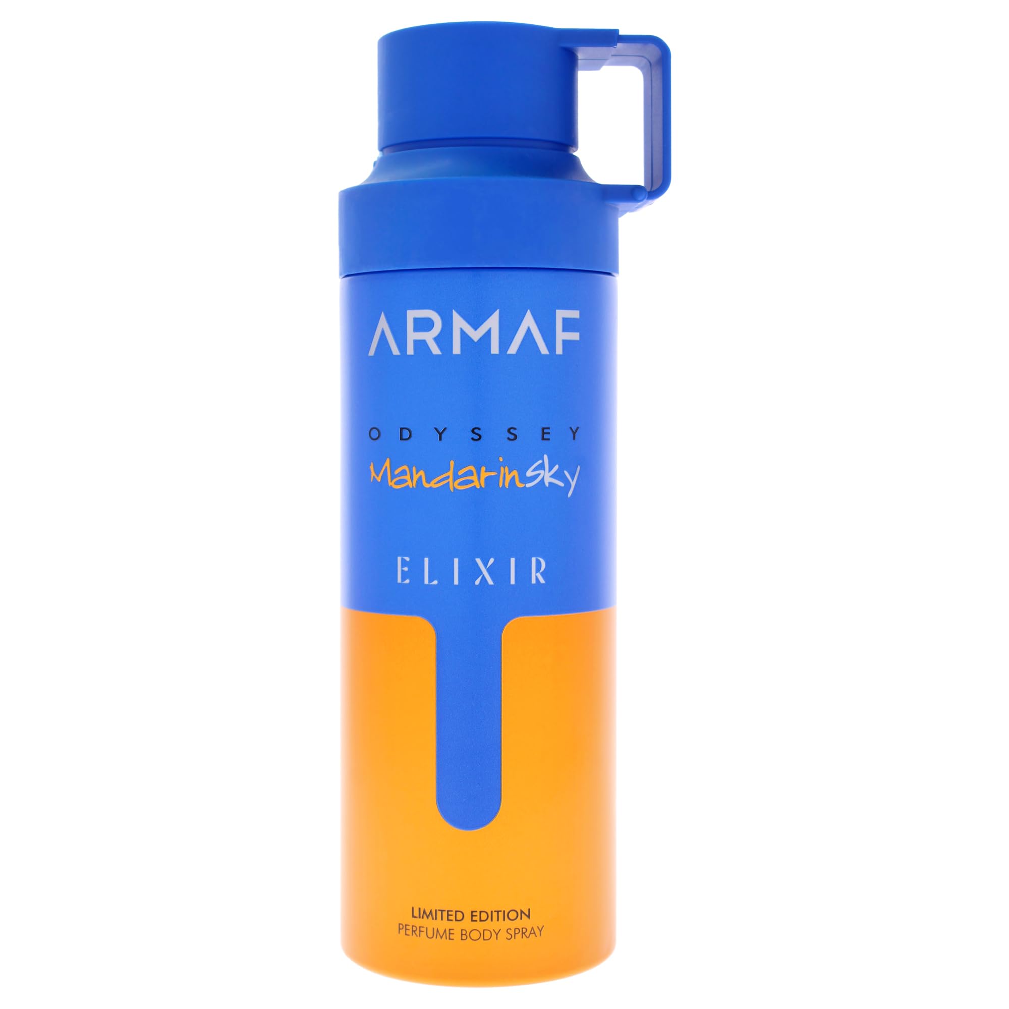 Armaf Odyssey Mandarin Sky Elixer – Citrus, Spicy, Gourmand, Woody – Perfume Body Spray for Men, 6.8 oz / 200 ml