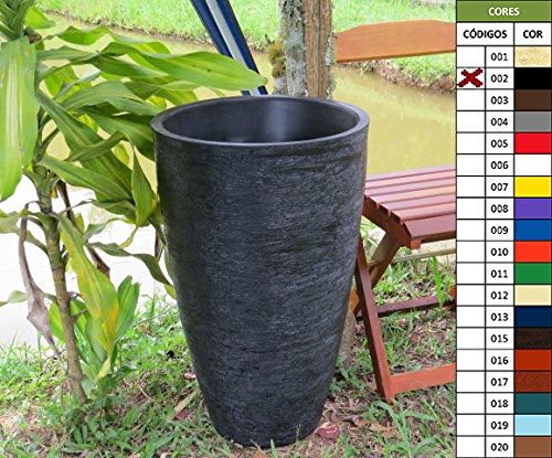 Vaso Planta 65x40 Oval Moderno Polietileno