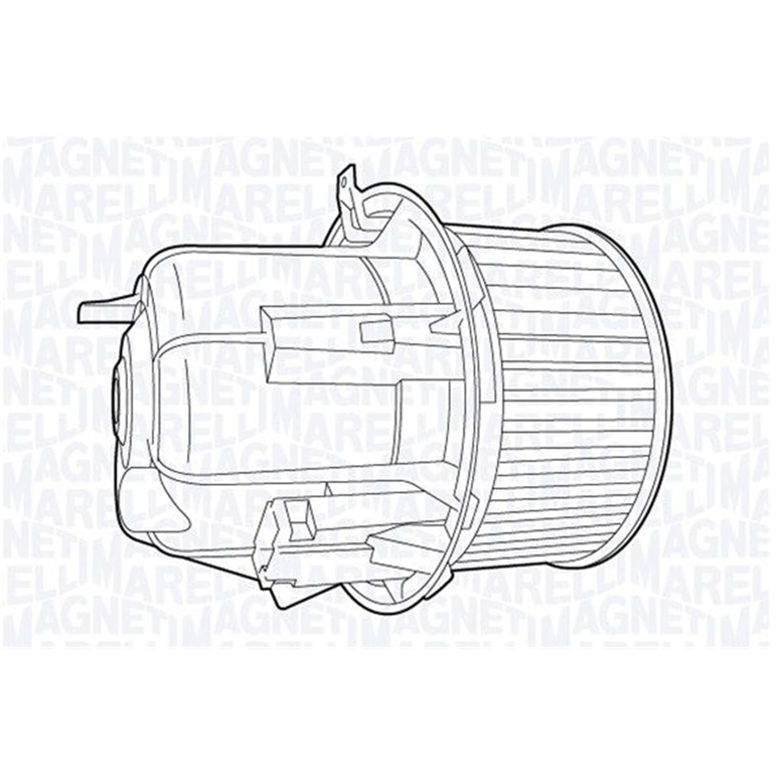 ORIGINAL® Magneti Marelli Innenraumgebläse passend für Citroën C3 II DS3 DS3
