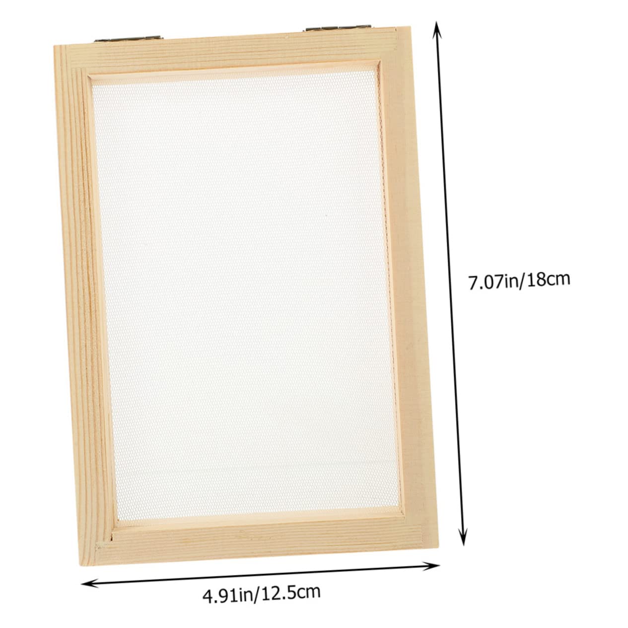 Set 3 Telai Per Fabbricazione Carta Fai Da Te - Legno, 3 Misure, Per Bambini E Creativi - Foto 4