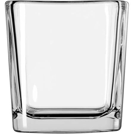 Crisa By Libbey Glass Small Cube Votive 7.5 Ounce