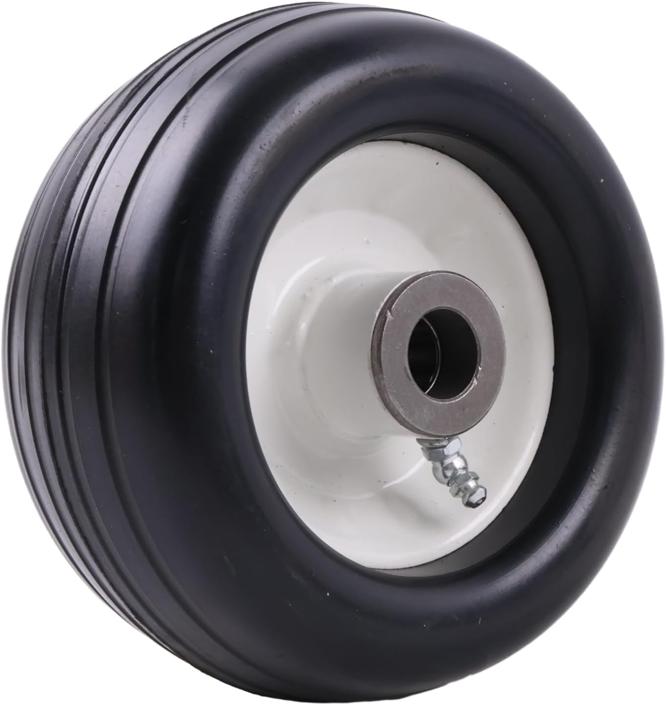 HOLDWELL Rib Tread 3" Centered Hub 6 1/4 x 3" Caster Wheel Assembly Compatible with Cub Cadet/MTD 7343195A 734-3195 Toro 63-8400 Rotary 11956