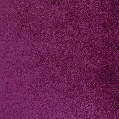 Velours Teppichfliesen weich Velour Teppichboden als Fliesen in Violett 50x50 cm Schatex...