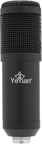 Miniatura 3 de YEYIAN Micrófono USB de 24 bits192 KHZ para juegos de PC, micrófono de metal, brazo Boom Plug & Play, kit de montaje de choque, grabación, juegos,