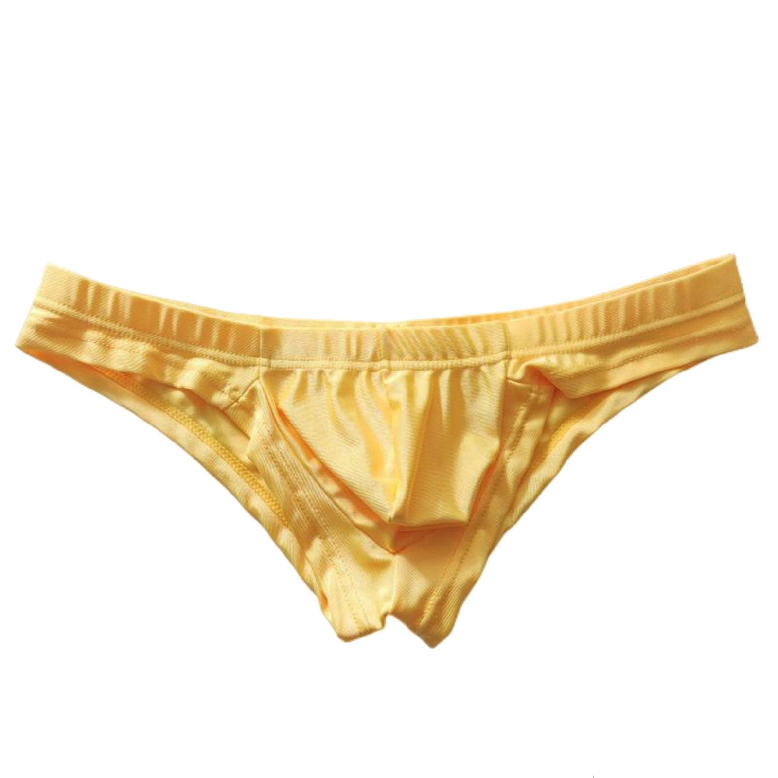 Ropa Interior Masculina Calzoncillos Lisos Y Suaves para Hombres, Calzoncillos De Cintura Baja, Bikini De Secado Rápido, 3 Paquetes
