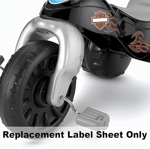 Miniatura 5 de Pieza de repuesto para Fisher-Price Tough Trike - W1778  Hoja de etiquetas de repuesto