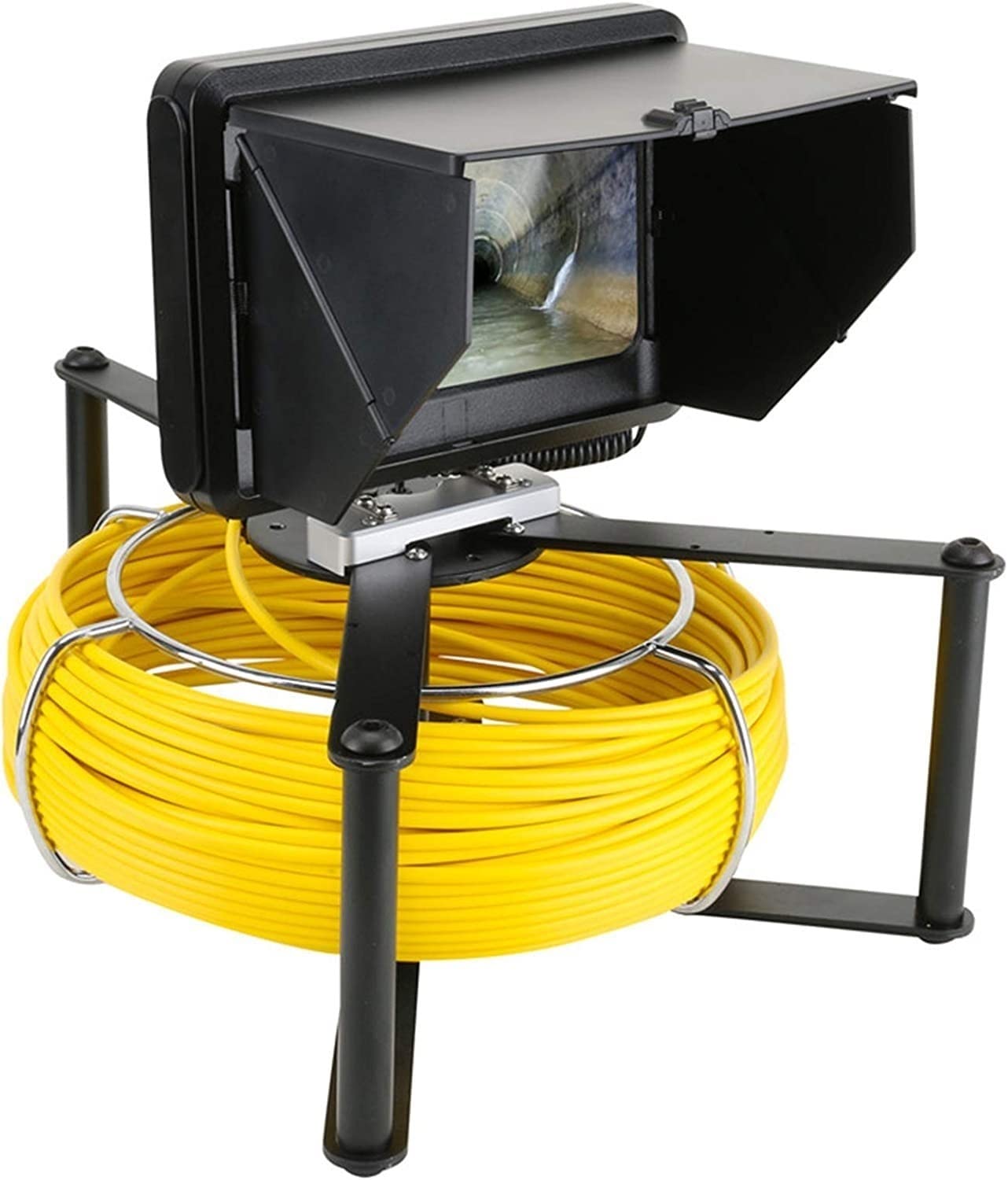 YNIYUJKL Inspection Cameras Pipe Inspection Camera Drain Sewer Video Camera 20M Industrial Endoscope With 7 Inch Monitor
