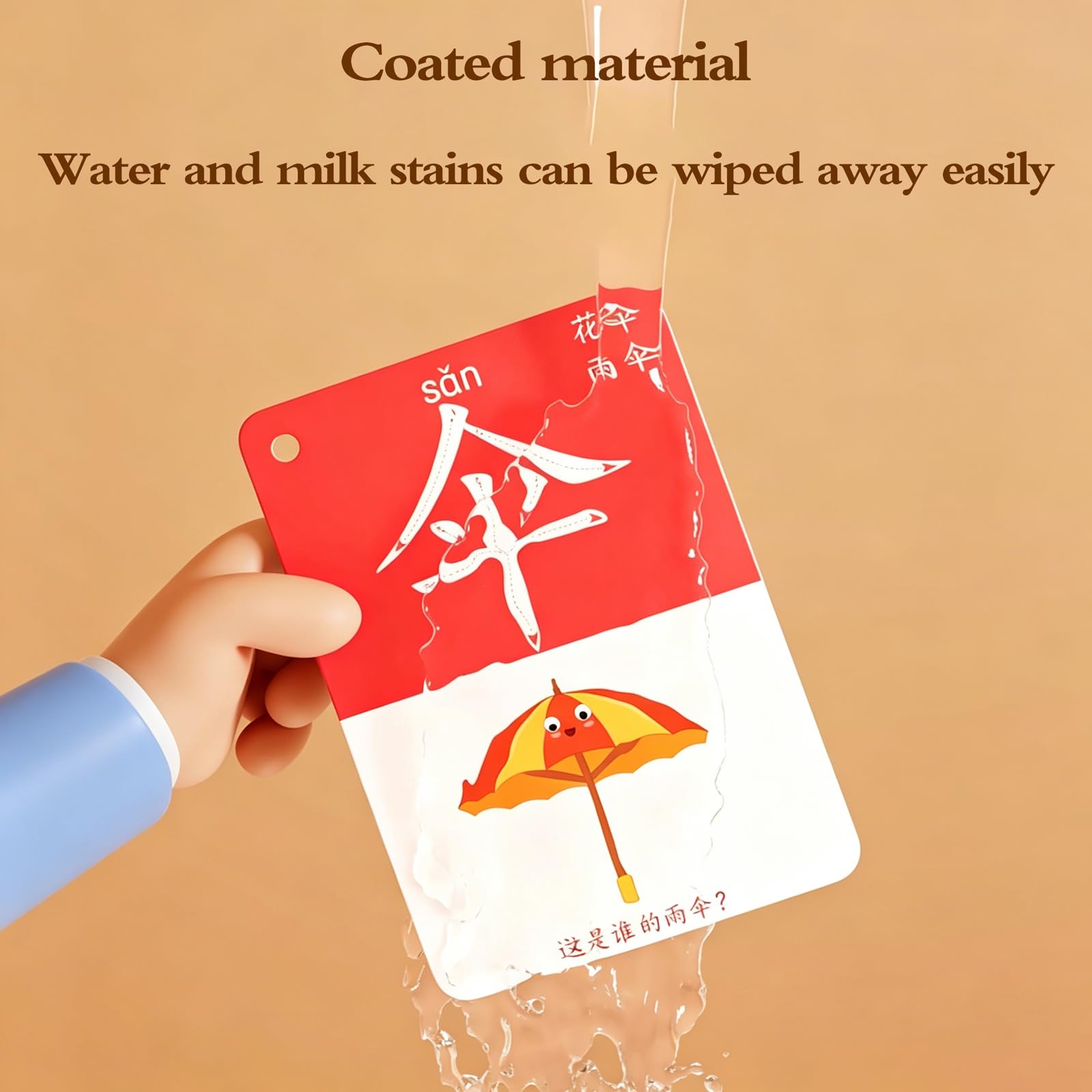 Caratteri Cinesi Vista Parole Flashcard di Apprendimento,Caratteri Cinesi Carte Flashs Card,Flashcard di Mandarino,Portatile,Adatto per Gli Studenti di Lingua Cinese