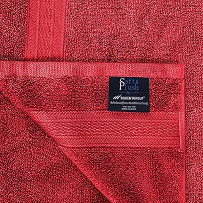 TRIDENT Badehandtuch Set - Soft and Plush - 4-teiliges Badetuch-Set, 500 GSM, 100% Baumwolle Handtuch Set, Feather Touch… – Bild 4