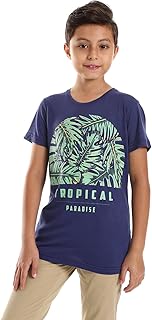 تيشرت مرقش مطبع للأولاد من أندورا، 35S23B30312