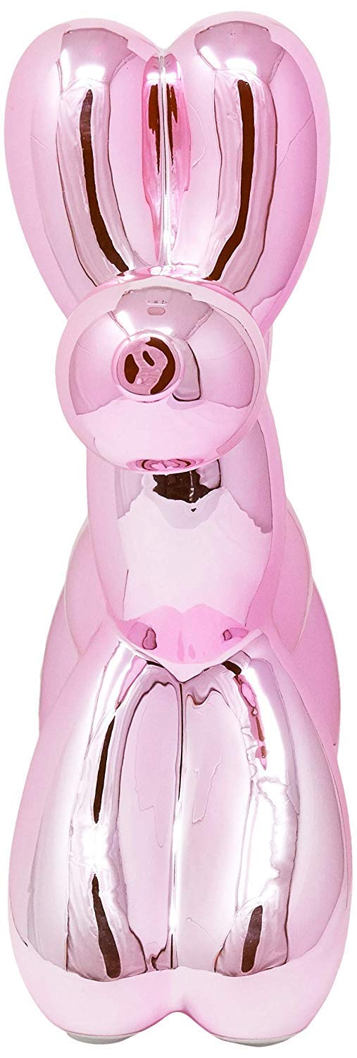 Interior Illusions Plus Pink Ceramic Dog Piggy Bank - 12" Tall