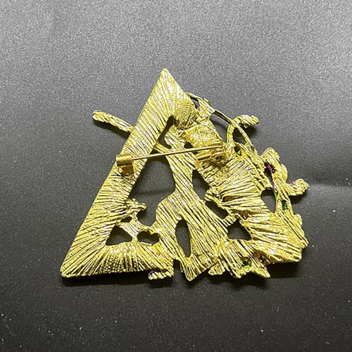 Elegant Rhinestone Metal Enamel Sorority Jewelry girl flower brooch pin3