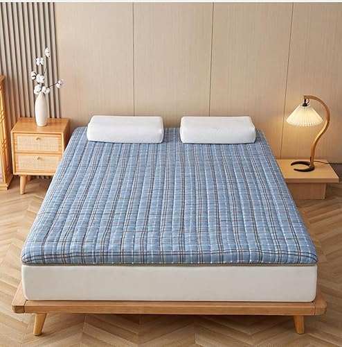 Miniatura 2 de Portable Sleeping Pad Japanese Futon Mattress,Travel Sleeping Tatami Mat Floor Lounger Guest Bed,Super Soft Mattress Topper Floor Sleeping Pad