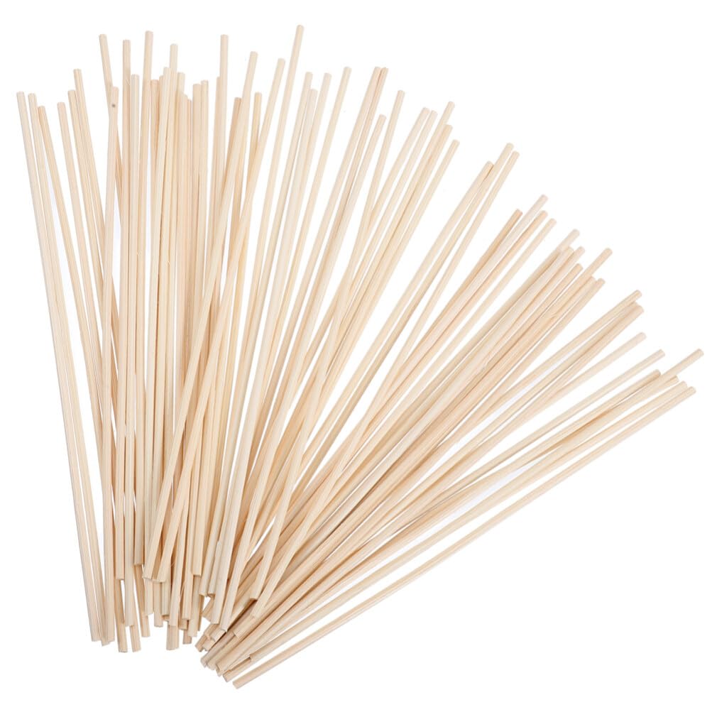 Healvian 100pcs Diffuser Reeds Sticks Diffuser Sticks Fragrance Aroma Sticks Replace Diffuser Sticks Household Aroma Reeds Room Supply Reed Diffuser Stick Incense Stick Portable Rattan