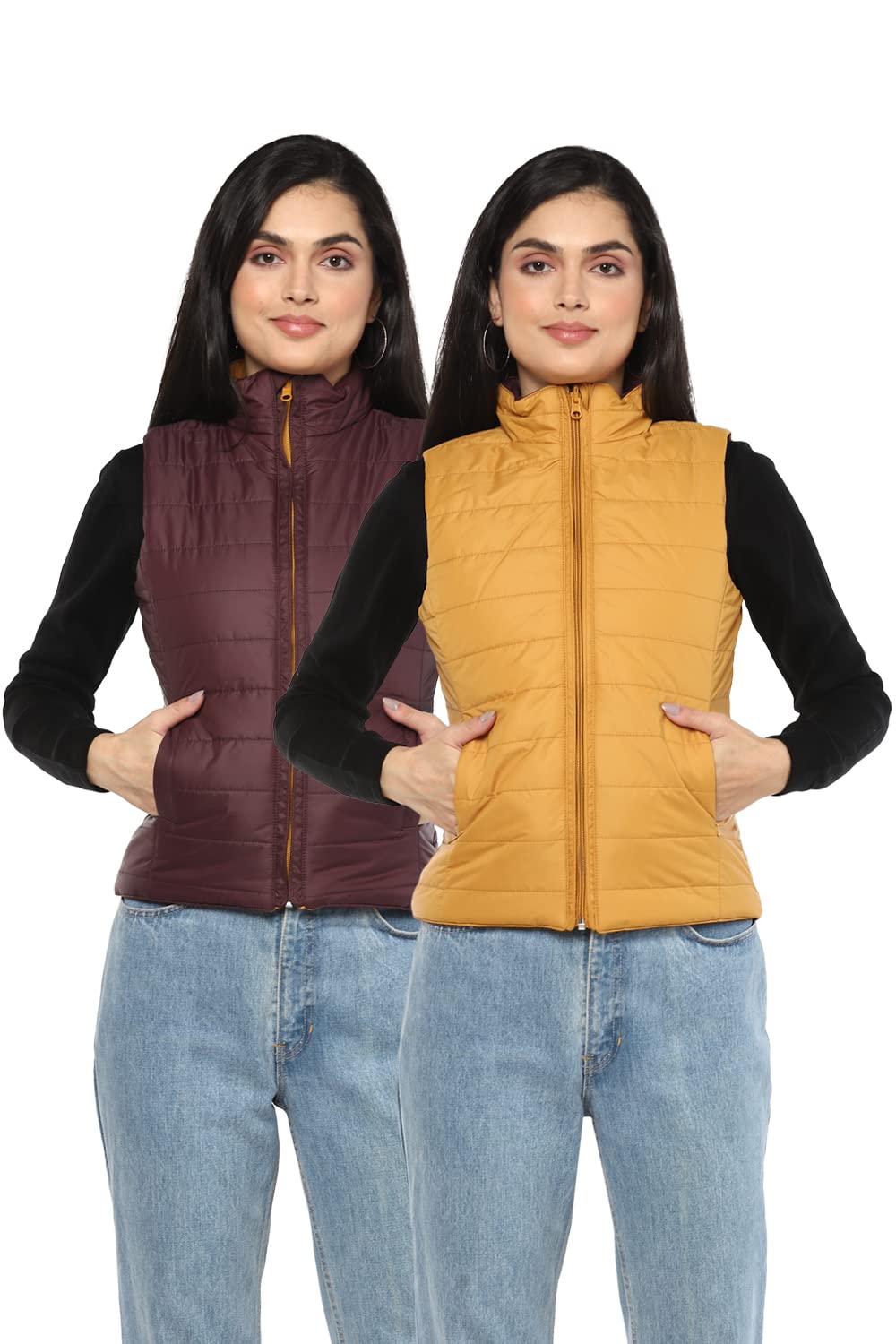 Polyester Women's A-Line Standard Length Coat-image-1