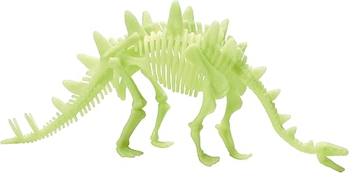 Miniatura 2 de El esqueleto original de estegosaurio de dinosaurios brillantes que brillan en la oscuridad diseñado para niños a partir de 3 años (B8805)