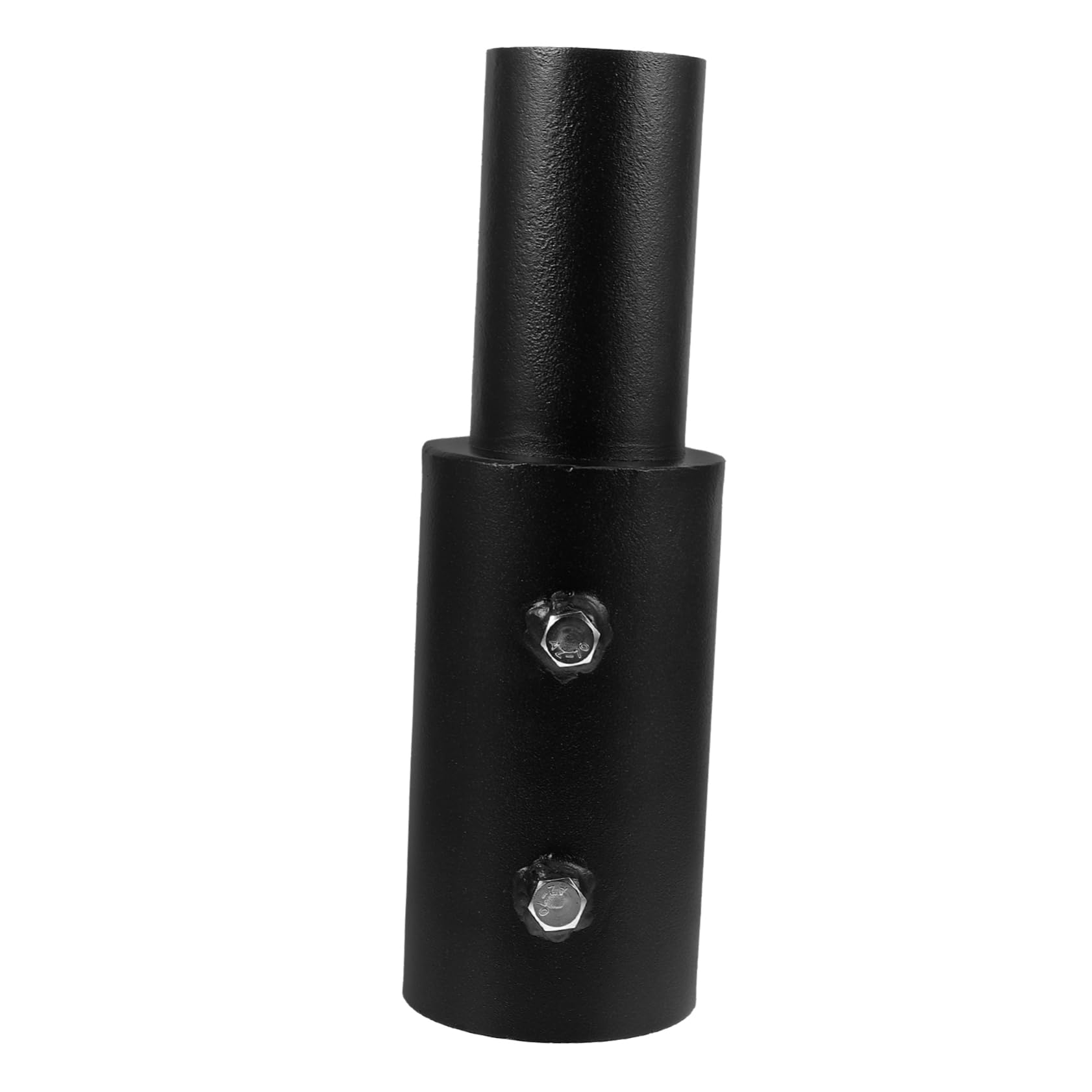 Holibanna Street Light Pole Adapter Top Pole Tenon Light Part Lamp Pole Adapter Street Light Pole Part Post Light Converter Light Pole Accessories Parking Light Pole Converter Steel Black