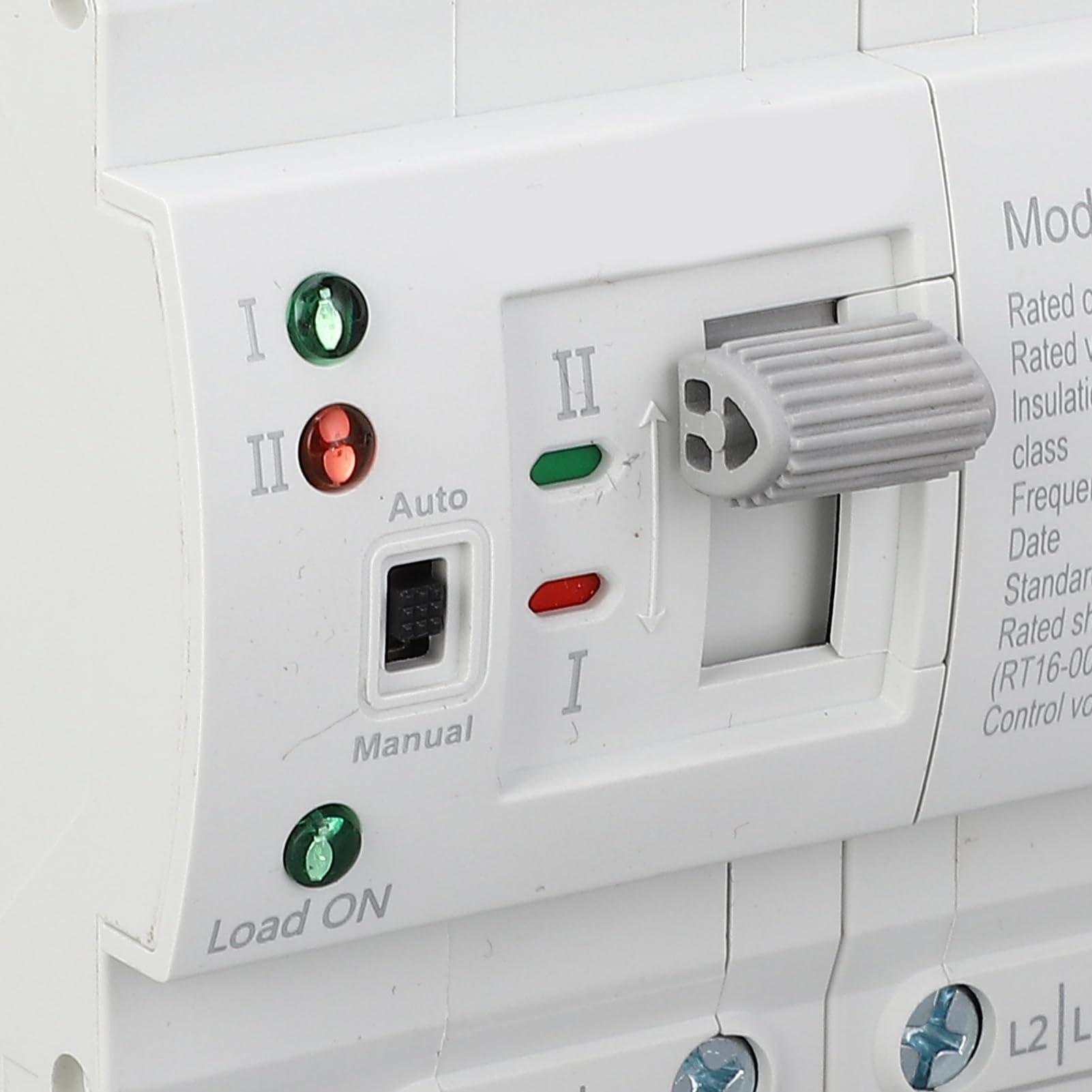 Dual Power Automatischer Transferschalter, 220V 4P 63A Notstrom Netz Umschalter Lastumschalter Kommunaler Netzumschalter Millisekunden Wandlung Notfall Notstromaggregat für Kommunaler Strom, Generator