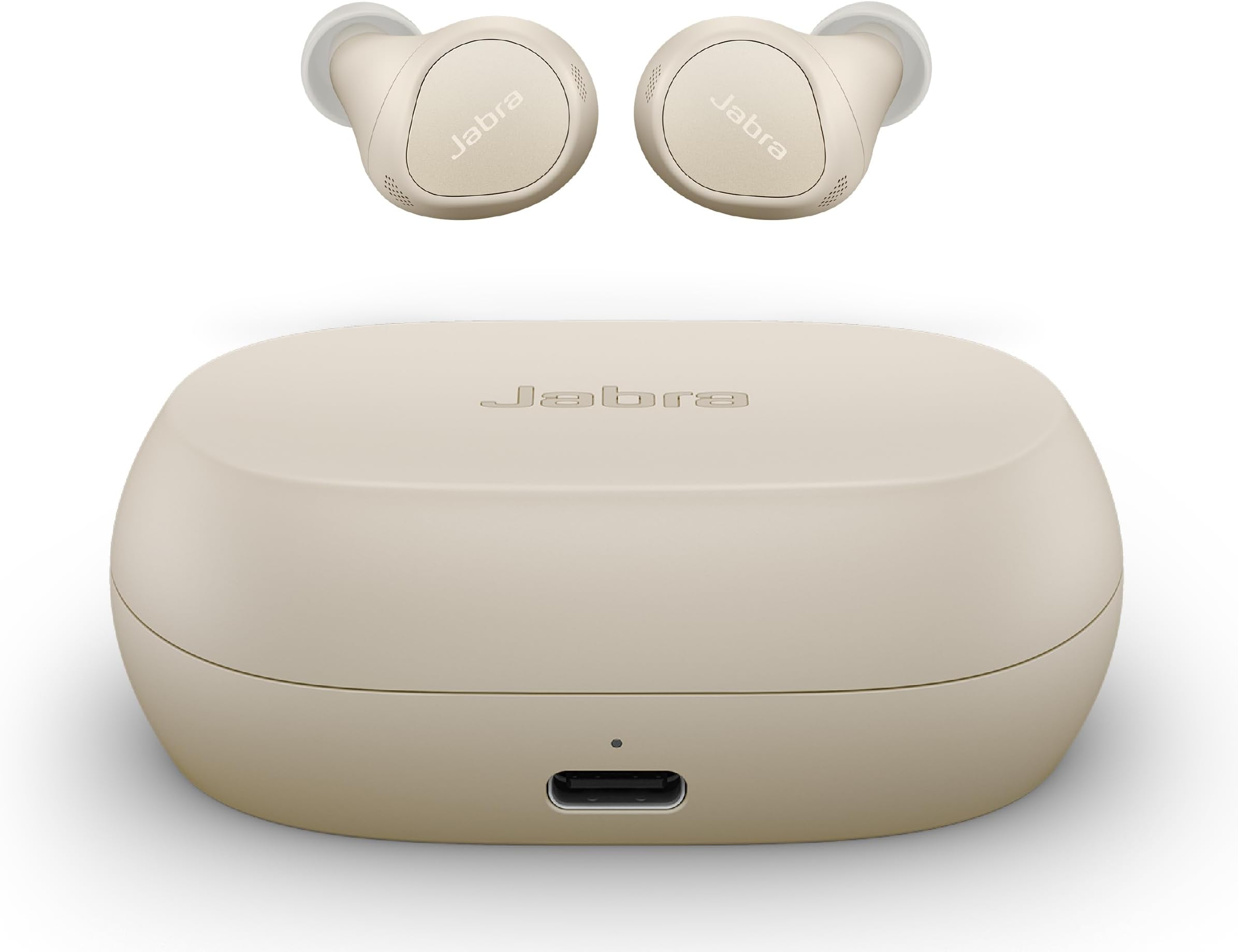Elite 7 Pro in Ear Bluetooth Earbuds - Adjustable Active Noise Cancellation True Wireless Buds in a Compact Design MultiSensor Voice Technology for Clear Calls - Gold Beige