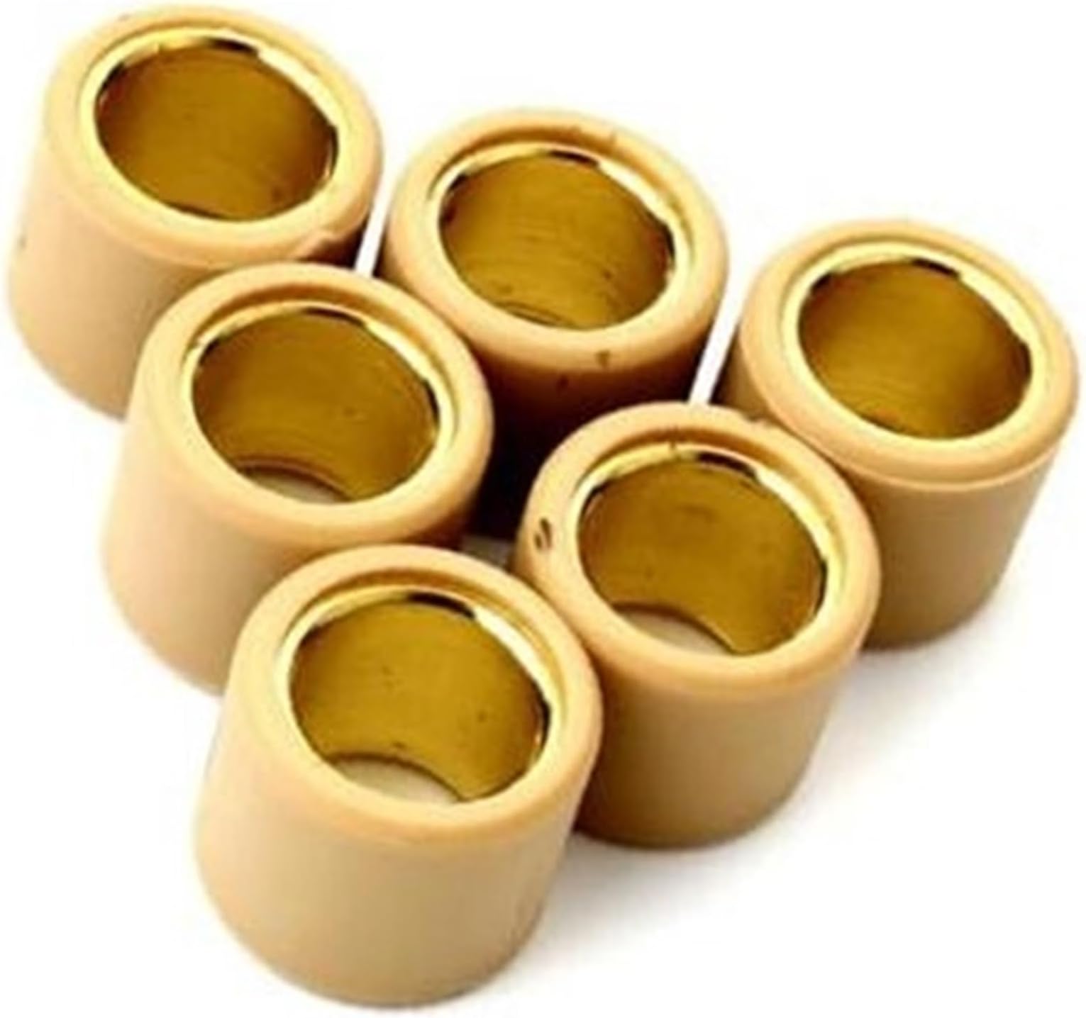 6 Piece Variator Roller Weights 7g 11g 12g 13g 16g, for Free 100 20x15mm Scooter Variator Roller Weights(BLACK 20x15mm 13g)