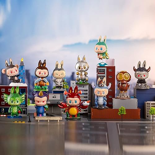 Miniatura 2 de POP MART The Monsters Kaiju Series - Caja exclusiva de figuras de acción de 9 piezas, caja a granel, juguete popular de arte coleccionable, figura