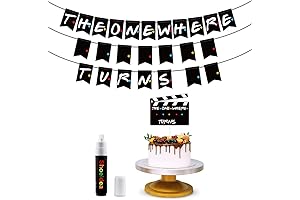 Friends Birthday Party Decorations: Complete Banner, Backdrop & Cake Topper