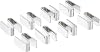 Akro-Mils AKRO-MILS AWSHOOK8PK -Connecting S Hook for Chrome Wire Shelf System - Pack of 8Pack of 8