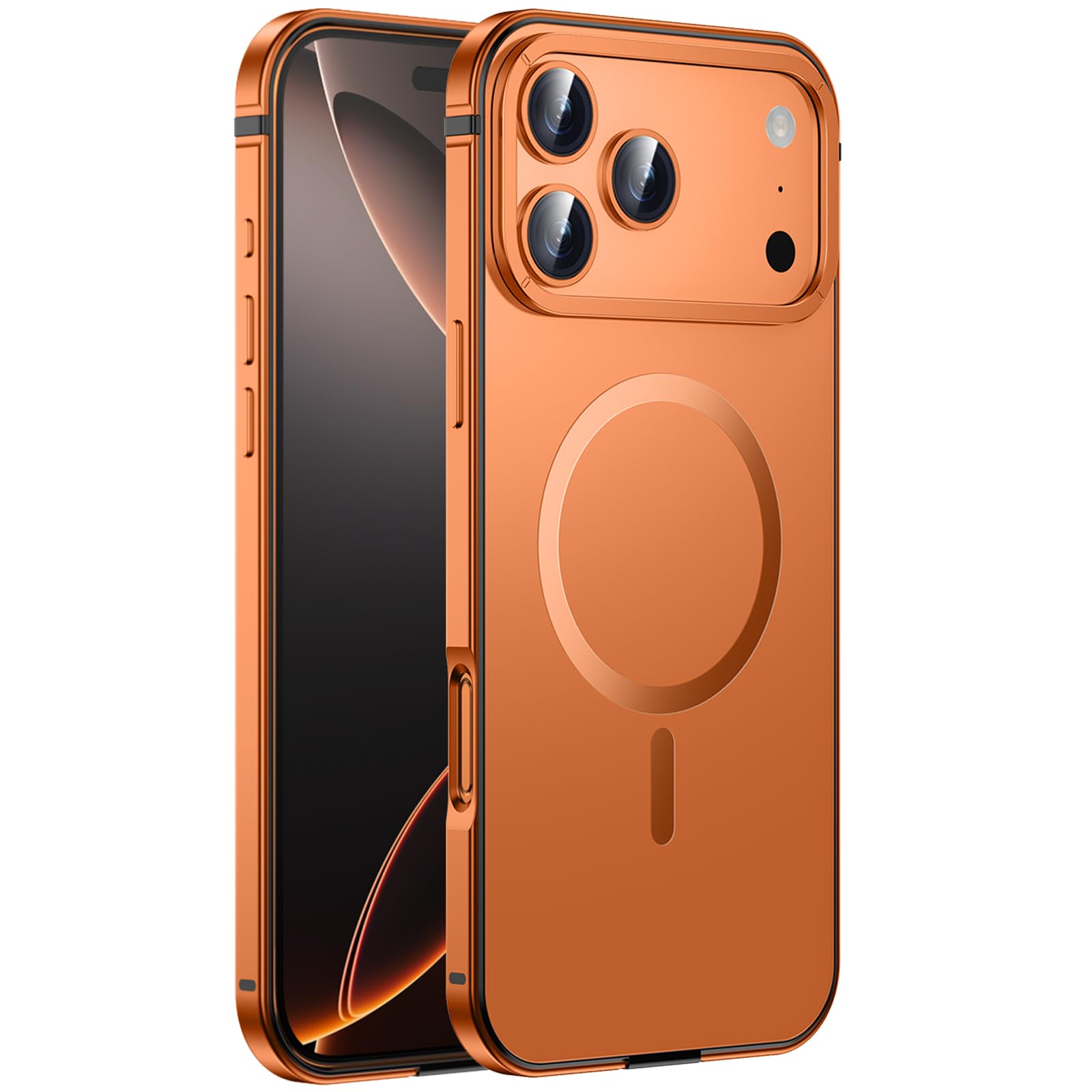 Amazon.co.jp: 【Magsafe対応】iPhone 17 Pro ケース 高級チタン鋼