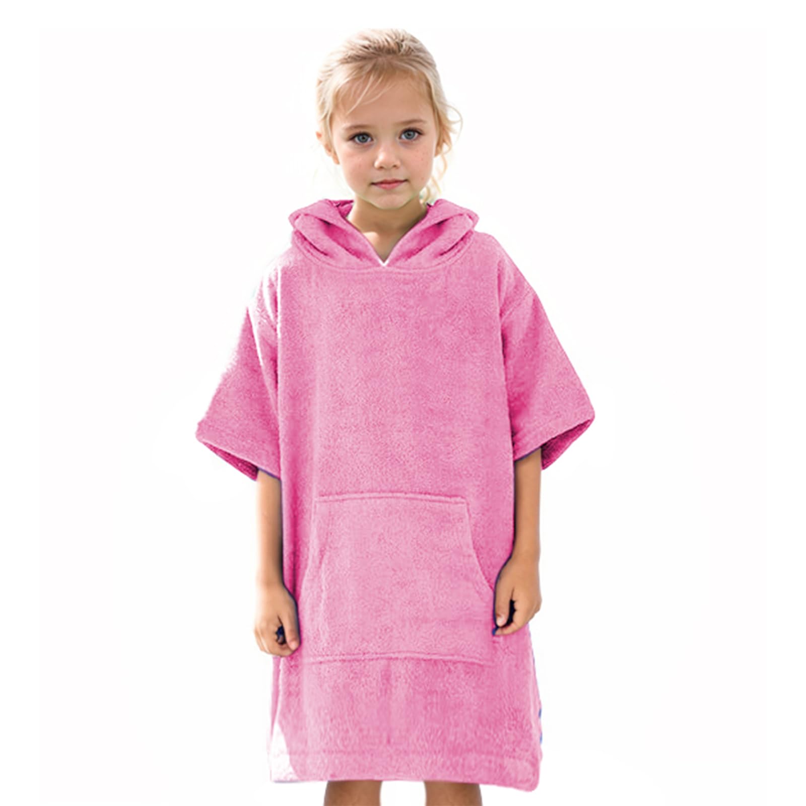 DiaryLook Kinder Kapuzen Badeponcho,Saugfähiges Handtuch Poncho für Jungen und Mädchen,Ideal für Strand,Schwimmen und Surfen