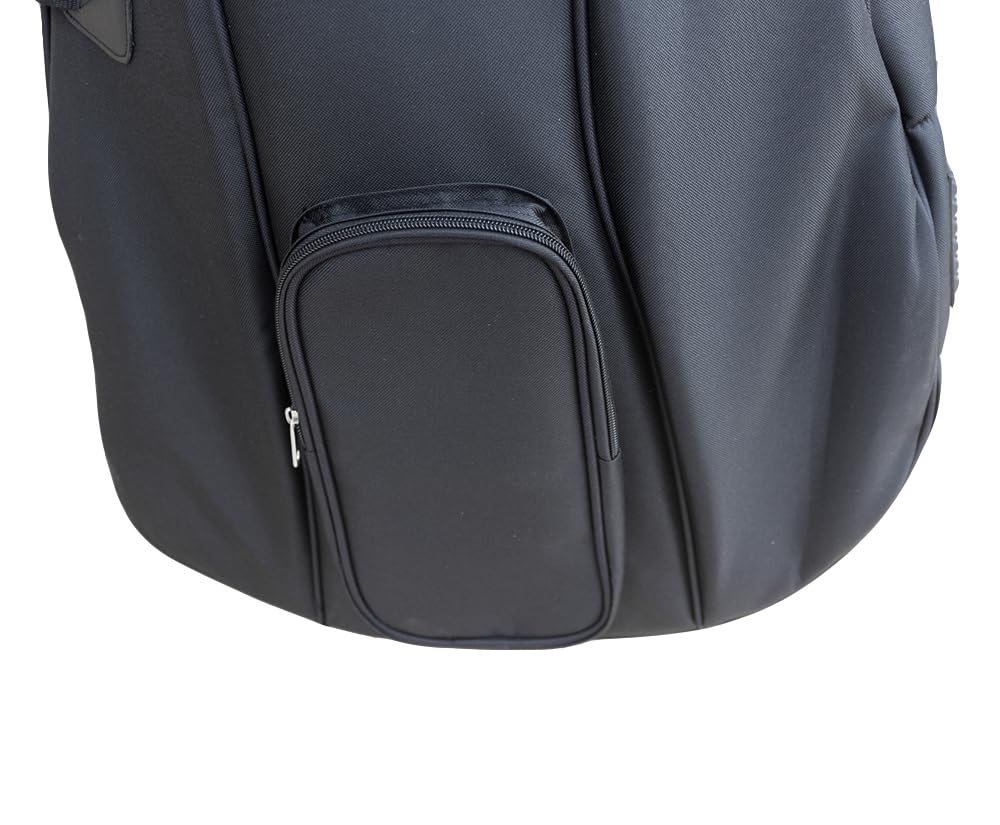Custodia per violoncello 4/4 per violoncelli elettrici classici, resistente, impermeabile, con cinghie, imbottitura in schiuma ad alta densità, fodera in velluto, tasche in colofonia per