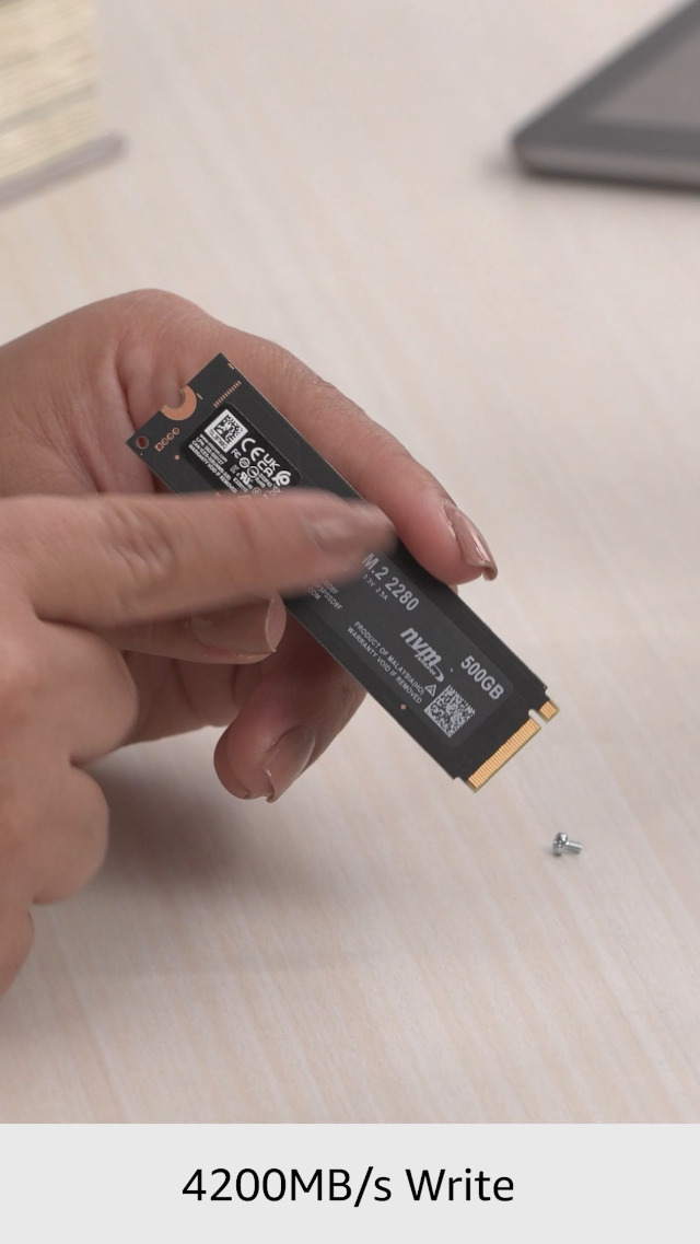 Crucial P3 Plus 500GB PCIe 4.0 3D NAND NVMe M.2 SSD