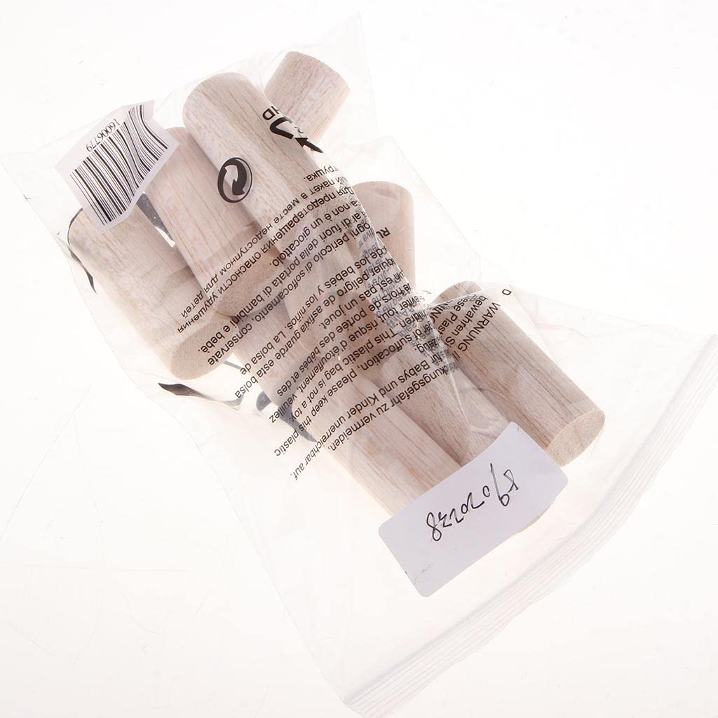 20mm Round Balsa Wood Sticks Unfinished Woodcraft Stick Dowel Rod 10 Pieces 50mm-image-16