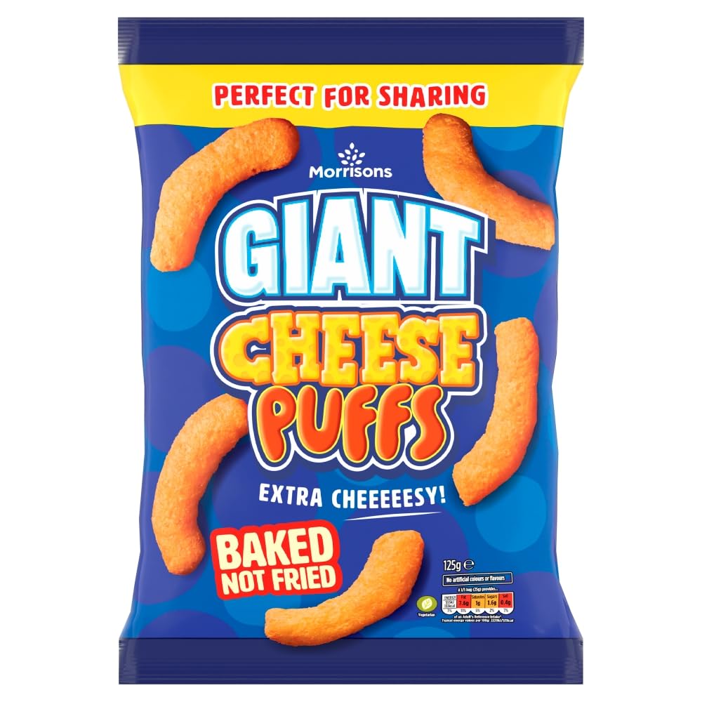 Morrisons Giant Cheese Puffs, 125g