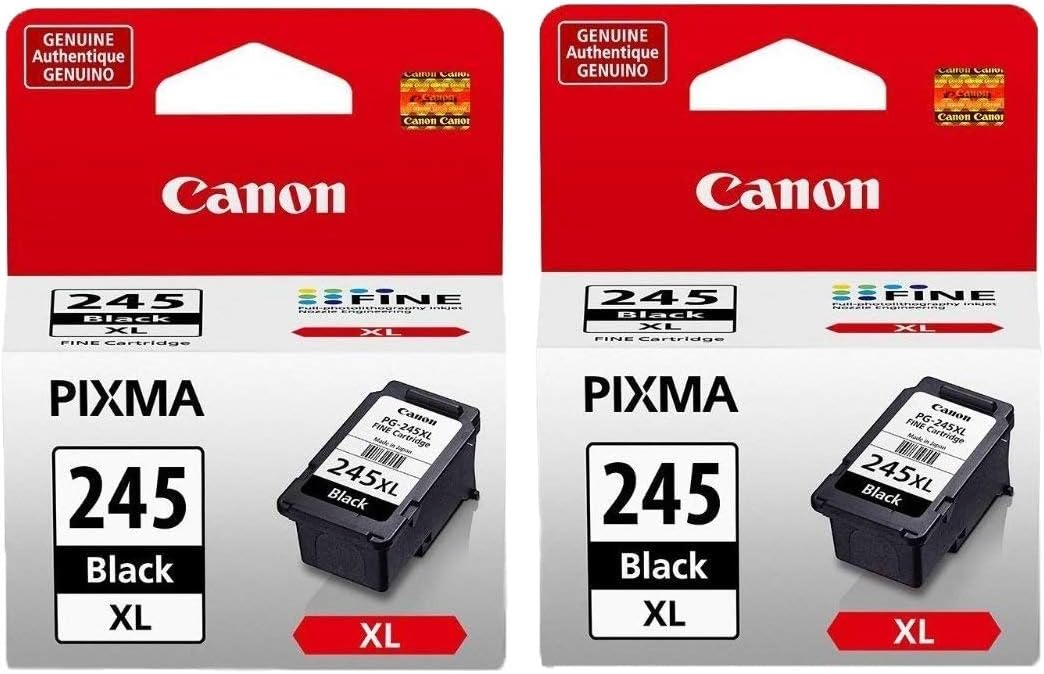 2 Pack Canon PG-245XL Black Cartridge