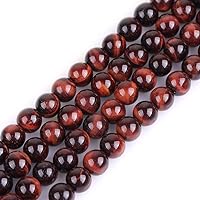 Vista 70 de GEM-Inside - Cuentas sueltas de ágata india natural de 0.157 pulgadas (0.157 in) con cuentas redondas de cristal energético para hacer joyas, 15