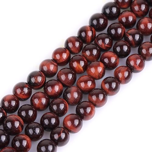 Miniatura 70 de GEM-Inside - Cuentas sueltas de ágata india natural de 0.157 pulgadas (0.157 in) con cuentas redondas de cristal energético para hacer joyas, 15