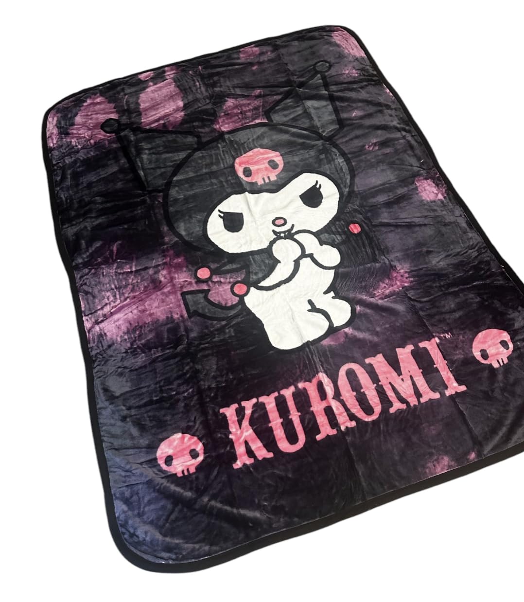 Kuromi Extra Soft Plush 60"x80" Twin Size Blanket Bad Kuromi