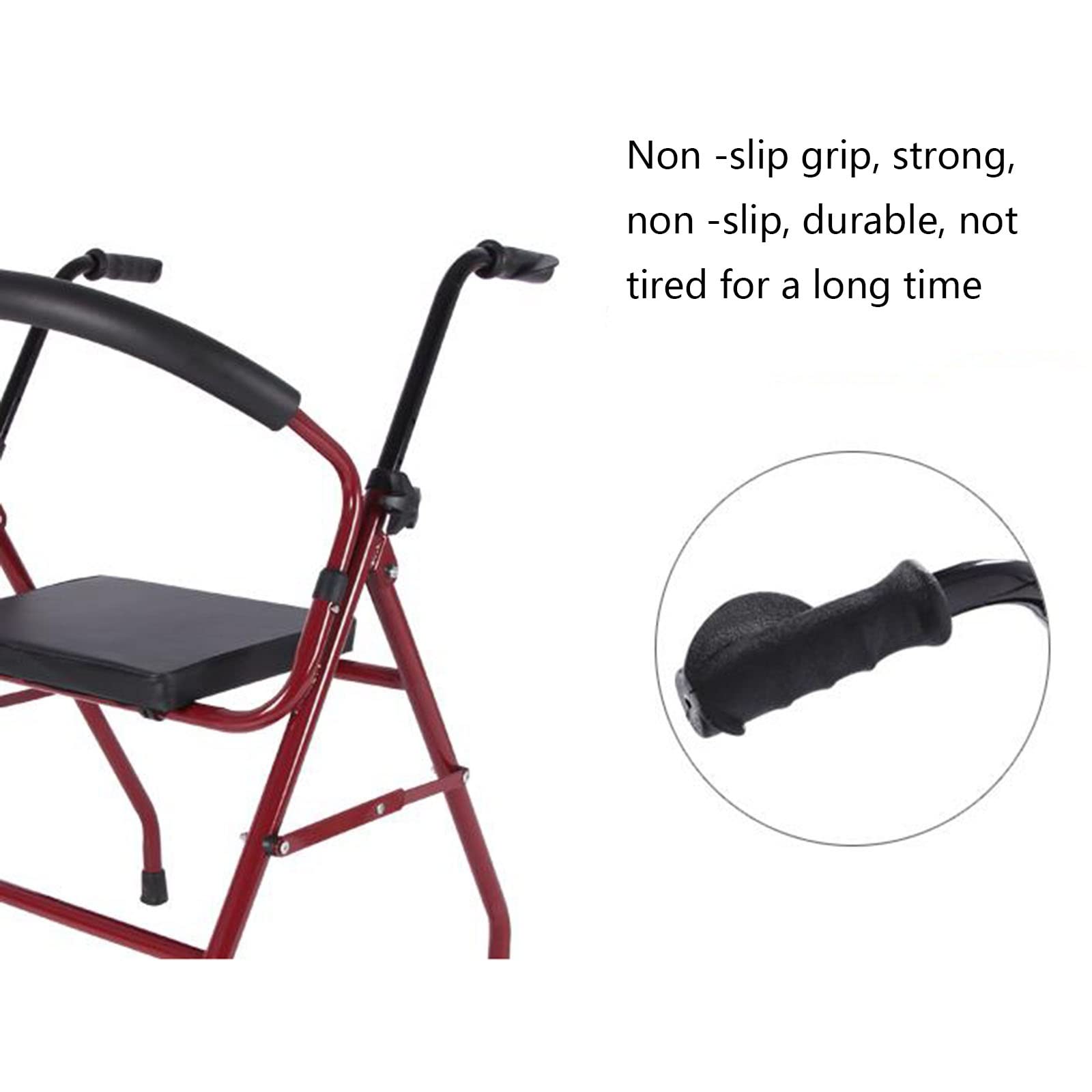 LHX Foldable Elderly Walker Lightweight and Foldable