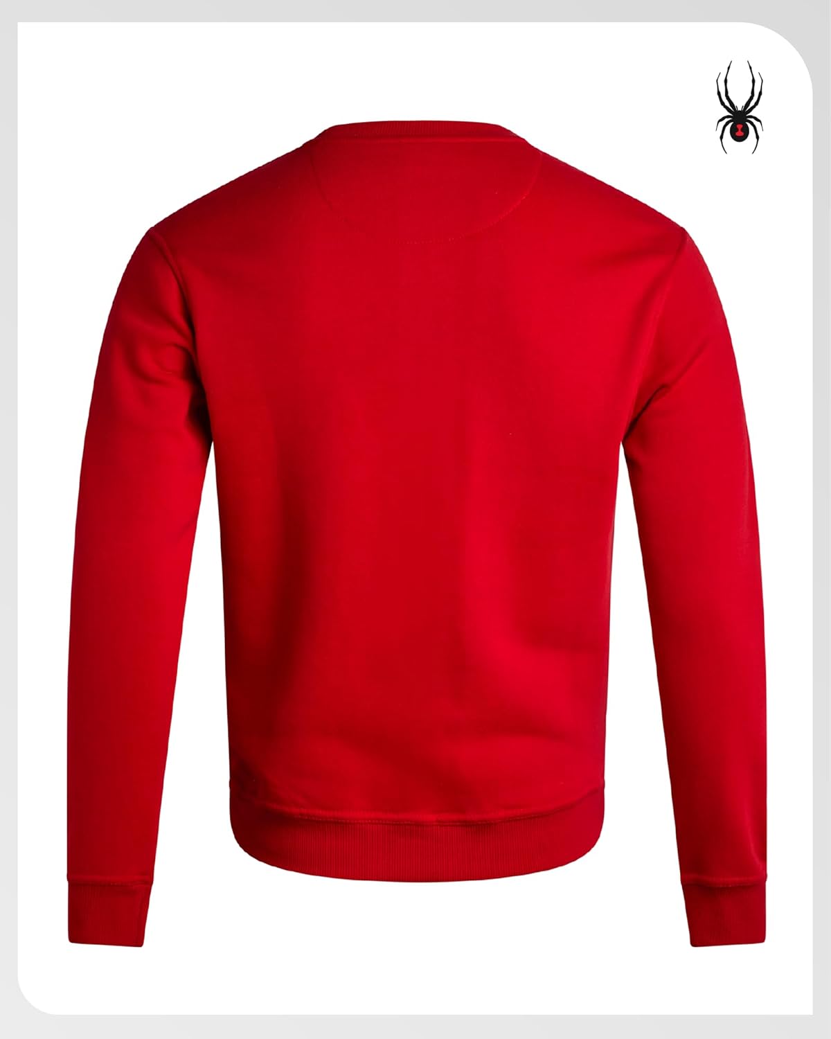 Spyder Mens Crewneck Sweatshirt - Soft Performance Fleece Pullover Sweatshirts for Men - Casual Gym Workout Mens Sweatshirt - Image 6