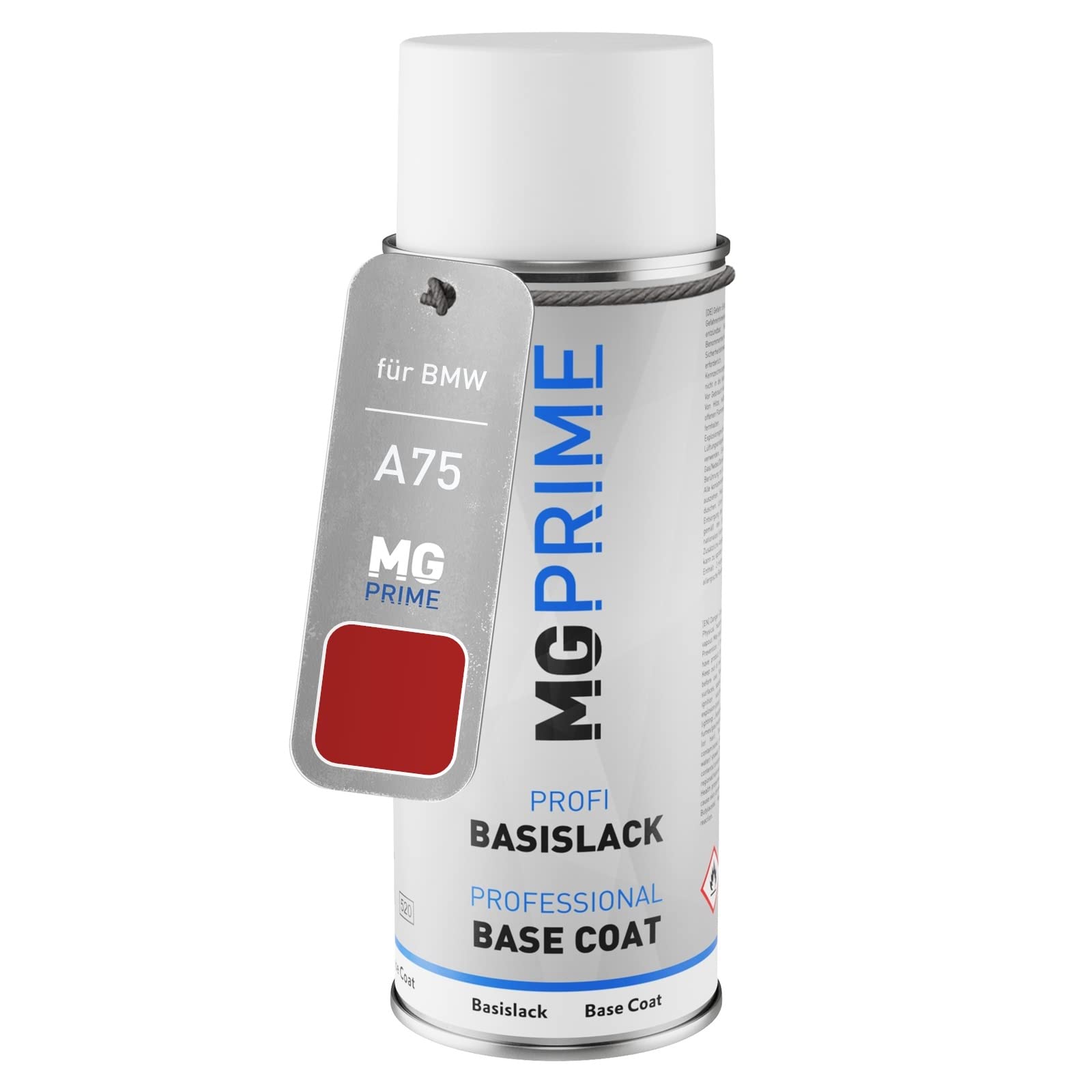 MG PRIME Car paint Spray can for BMW A75 Melbourne Rot Metallic/Melbourne Red Metallic Base coat spray can 400ml