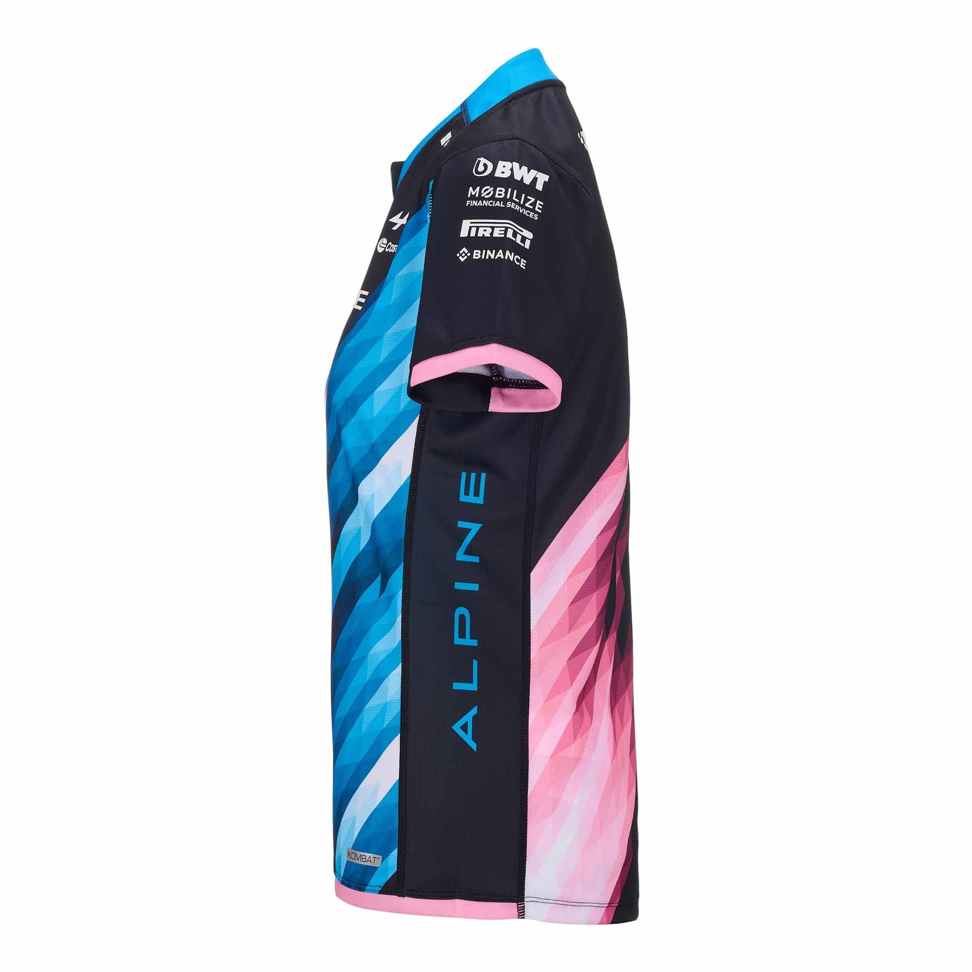 Kappa - Maillot Kombat Lady Ocon BWT Alpine F1 Team 2024 pour Femme - Noir - Taille L
