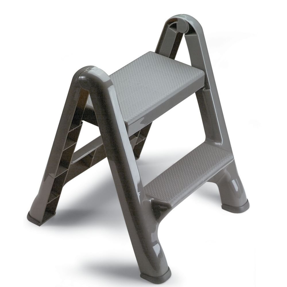 Rubbermaid Commercial Products FG420903 Two-Step Folding Stepstool (300-Pound Load Capacity, 22-7/8-Inches x 21" Depth x 18-7/8-Inches)