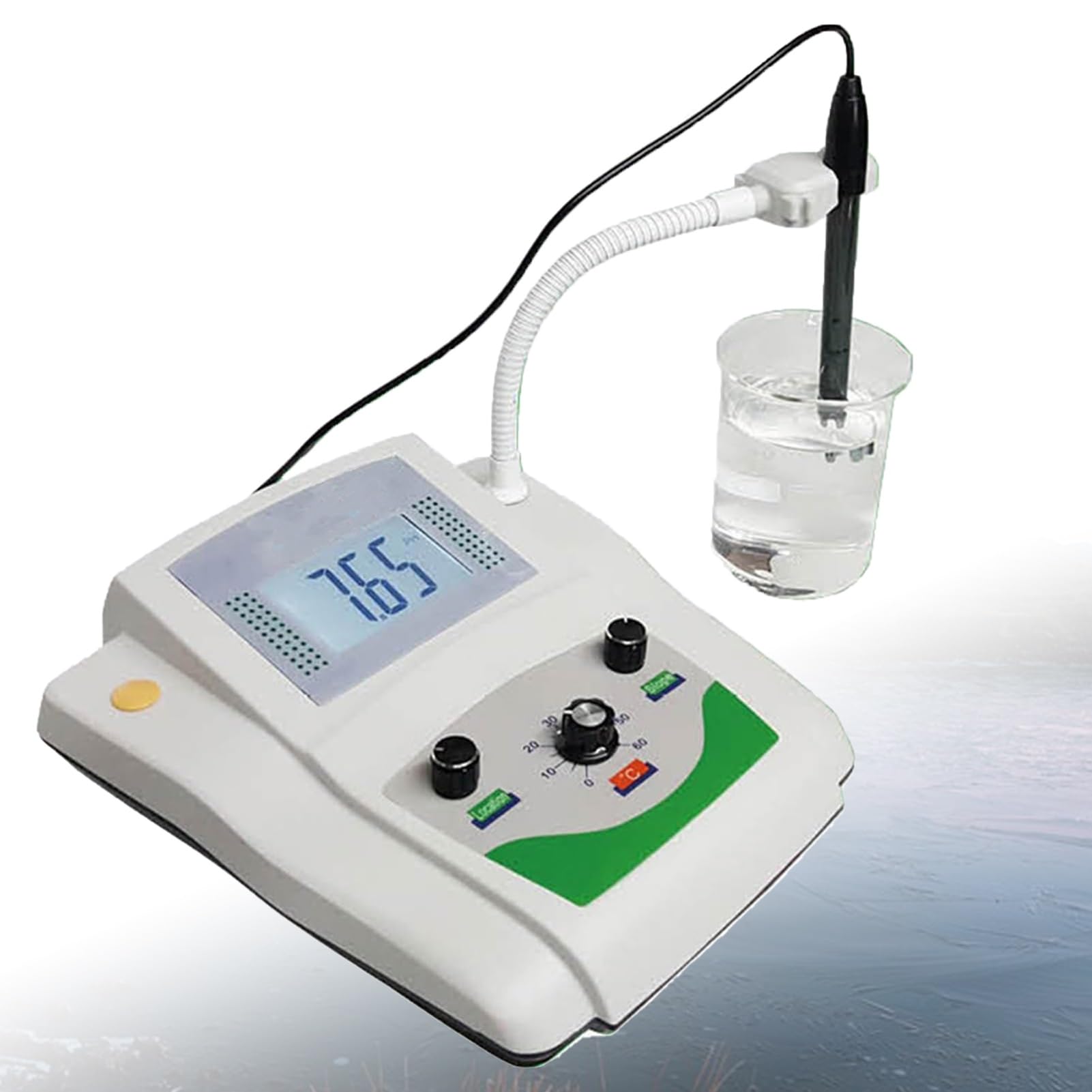 Probador de pH digital, precisión del probador +-0,01 pH, medidor de pH de laboratorio de escritorio,medidor de pH,electrodo compuesto, analizador de calidad del agua de alta precisión,probador de mV